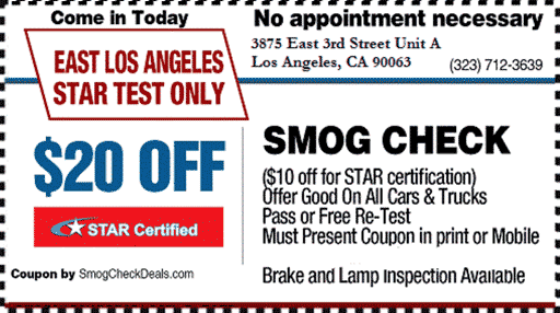 Coupons-for-East Los Angeles Star Test Only