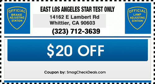 Brake & Lamp Coupon Los Angeles